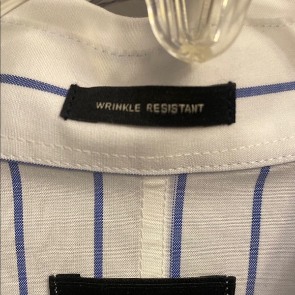 Talbots White and Black Boxy Button Down Shirt - Picture 3 of 6